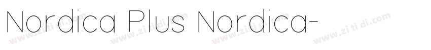 Nordica Plus Nordica字体转换